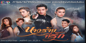 ละคร นางร้ายที่รัก 2558 ดารานางร้ายชื่อดังถูกคุกคามจากบุคคลปริศนา ผู้กองหนุ่มฝีมือดี ถูกมอบหมายให้เป็นบอดี้การ์ดคอยปกป้องเธอ ทั้งสองเริ่มต้นด้วยความขัดแย้ง แต่ค่อยๆ พัฒนาความสัมพันธ์ท่ามกลางการสืบหาความจริงเกี่ยวกับฆาตกรตัวจริง