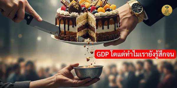 GDP โตแต่ทำไมเรายังรู้สึกจน คำตอบที่คนทั่วไปไม่อยากฟัง