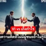 VI vs เก็งกำไร สงครามความคิดที่ไม่มีผู้ชนะถ้าไม่รู้จักตัวเอง 3 VI vs เก็งกำไร สงครามความคิดที่ไม่มีผู้ชนะถ้าไม่รู้จักตัวเอง