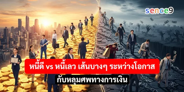 หนี้ดี vs หนี้เลว เส้นบางๆ ระหว่างโอกาสกับหลุมศพทางการเงิน