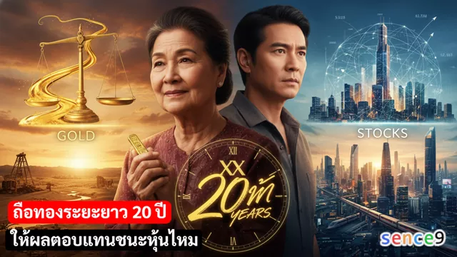 ถือทองระยะยาว 20 ปี ให้ผลตอบแทนชนะหุ้นไหม